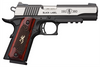 Browning 051969492 1911-380 Black Label Medallion Pro 380 ACP 4.25" 8+1 Matte Black Stainless Steel with Black Accents Rosewood with Integrated Gold Buck Mark Inlay Grip Fixed 3-Dot Picatinny Rail