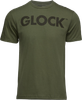 Glock AP96164 Caliber Tee  Military Green Ringspun Cotton Short Sleeve 3XL