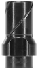 Huxwrx 2291 3-Lug Muzzle Device 9mm Fits 1/2"x28 Black