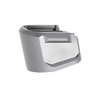 Tyrant CNC TDECHEMAGEX17GREY  Magazine Extension 9mm Fits Springfield Echelon 5rd Grey Aluminum