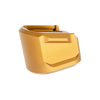 Tyrant CNC TDECHEMAGEX17GOLD  Magazine Extension 9mm Fits Springfield Echelon 5rd Gold Aluminum