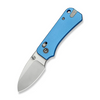 CIVIVI Baby Banter 2 Thumb Stud & Crossbar Lock Knife Blue Aluminum Handle (2.34"" Satin Finished Nitro-V Blade) C23074-1