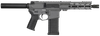 CMMG PE54A8879TNG Banshee MK4 5.7x28mm 40+1 8", Tungsten Gray Rec, Buffer Tube (No Brace), EML7 M-LOK Handgaurd, Polymer Grip, Zeroed Linear Compensator