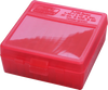Mtm Ammo Box, Mtm P100329     100rd Pstl Box 38-357          Red
