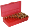Mtm Ammo Box, Mtm P504529     50rd  Pstl Box 45a-10m         Red