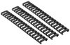 Ergo 4373BK Low-Pro Ladder Rail Covers Rifle 18 Slot Black Rubber 3 Pack - 60123