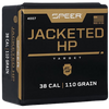 Speer Ammo Handgun, Speer 4007      Bull .357 110 Jhp            100/5