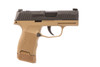 SIG SAUER P365 9mm Bk/fde 17+1 Tacpac Or