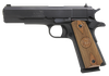 Iver Johnson Arms 1911A1 1911 A1 Government 70 Series 45 ACP 5" 8+1 Blued Steel Frame & Slide with Walnut Grip