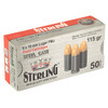 STERLING 9MM 115GR FMJ STEEL 50/1500 - GLOSRL8698779957674-N