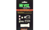 HIVIZ AK47/74 INTER PIPE GRN/RED - NPAK2010