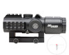 Sig Sauer Electro-Optics SOB33102 Bravo3 Battle Sight Black 3x24mm Red Horseshoe Dot 300 Blackout Illuminated Reticle