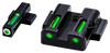 Hiviz Litewave  H3 Tritium/litepipe S&w M&p Sight Set, Hiviz Mpn321   L-wave H3 Trit/litepipe Sw M&p G/g