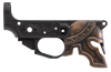 Spikes STLB610PH Rare Breed Spartan Stripped Lower Receiver Multi-Caliber 7075-T6 Aluminum Black Anodized with Painted Front for AR-15