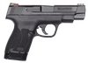 Smith & Wesson 11787 M&P Performance Center Shield M2.0 Micro-Compact Frame 9mm Luger 7+1/8+1, 4" Black Armornite Stainless Steel Barrel, Serrated Slide, Matte Black Polymer Frame, No Safety
