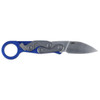 Crkt Provoke Edc Blue 2.56" Pln Edge