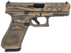 Glock PA455S204MOS-BBBWFLAG G45 Gen5 Compact MOS 9mm Luger 4.02" 17+1 Black/Coyote Battle Worn Flag Cerakote Black/Coyote Battle Worn Flag Rough Texture Interchangeable Backstraps Grip