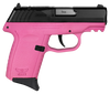 SCCY Industries CPX2CBPKRDRG3 CPX-2 Gen3 RD 9mm Luger 10+1 3.10" Pink Polymer w/ Picatinny Rail Serrated Black Nitride SS Slide Pink Polymer Grip