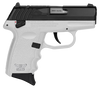 SCCY Industries CPX4CBWTRDRG3 CPX-4 RD 380 ACP 10+1 2.96" White Polymer/Serrated Black Nitride Stainless Steel Slide/Finger Grooved White Polymer Grip