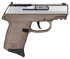 SCCY Industries CPX2TTDERDRG3 CPX-2 Gen3 RD 9mm Luger 10+1 3.10" Flat Dark Earth Polymer w/ Picatinny Rail Serrated Stainless Steel Slide FDE Polymer Grip