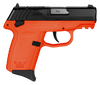 SCCY Industries CPX1CBORRDRG3 CPX-1 Gen3 RDR 9mm Luger 10+1 3.10" Orange Polymer w/Picatinny Rail Serrated Black Nitride SS Slide Orange Polymer Grip