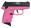 SCCY Industries CPX4CBPKRDRG3 CPX-4 RD 380 ACP 10+1 2.96" Pink Polymer/Serrated Black Nitride Stainless Steel Slide/Finger Grooved Pink Polymer Grip