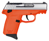 SCCY Industries CPX1TTORRDRG3 CPX-1 Gen3 RDR 9mm Luger 10+1 3.10" Orange Polymer w/Picatinny Rail Serrated SS Slide Orange Polymer Grip
