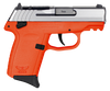 SCCY Industries CPX1TTORRDRG3 CPX-1 Gen3 RDR 9mm Luger 10+1 3.10" Orange Polymer w/Picatinny Rail Serrated SS Slide Orange Polymer Grip