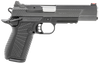 Wilson Combat SFX9FSR5A SFX9  9mm Luger 15+1 5" Stainless Match Grade Barrel, Black DLC Serrated Stainless Steel Slide, Black Aluminum Frame w/Beavertail & Picatinny Rail, Black Polymer Grip