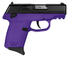 SCCY Industries CPX1CBPURDRG3 CPX-1 Gen3 RDR 9mm Luger 10+1 3.10" Purple Polymer w/Picatinny Rail Serrated Black Nitride SS Slide Purple Polymer Grip
