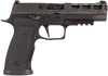 Sig Sauer 320AXGF9BXR3PROR2 P320 AXG Pro 9mm Luger 4.70" 17+1 Black Hardcoat Anodized Frame with Black Nitron Stainless Steel Slide & Black Carry AXG Polymer Grip