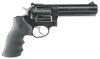 Ruger 1756 GP100  Sports South Exclusive 357 Mag 6rd 5" Blued Full Lug Steel Barrel, Blued Cylinder & Steel Frame, Black Finger Groove Rubber Grip