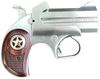 Bond Arms BARD Rustic Defender  45 Colt (LC) Caliber or 2.50" 410 Gauge 2rd 3" Barrel, Stainless Steel Finish, Rosewood Grip w/Integrated Star, Includes Exclusive Holster Package