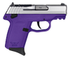 SCCY Industries CPX1TTPURDRG3 CPX-1 Gen3 RDR 9mm Luger 10+1 3.10" Purple Polymer w/Picatinny Rail Serrated SS Slide Purple Polymer Grip