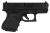 Glock UI2650201 G26 Gen3 Subcompact 9mm Luger  3.43" Barrel 10+1, Black Frame & Slide, Finger Grooved Textured Polymer Grip, Safe Action Trigger (US Made)
