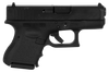 Glock UI2650201 G26 Gen3 Subcompact 9mm Luger  3.43" Barrel 10+1, Black Frame & Slide, Finger Grooved Textured Polymer Grip, Safe Action Trigger (US Made)