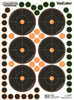 Champion Targets Visicolor, Champ 46135      3in Bulls Eye 5pk W/150 Pasters