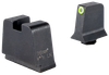 Trijicon Suppressor/optic Height Sights- Glock Slim Frame, Trj Gl243c601147 Sup/optic Hght Sigt Set Yl/mt/gr