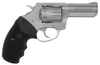 Charter Arms 73802 Pitbull  Large 380 ACP 6 Shot 3" Stainless Steel Barrel & Cylinder, Anodized Aluminum Frame w/Black Finger Grooved Rubber Grip