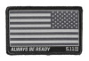 Reverse USA Flag Woven Patch