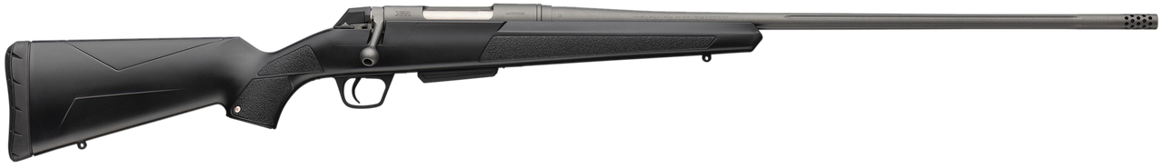 Winchester Repeating Arms 535801299 XPR Extreme 6.8 Western 3+1 Tungsten Cerakote Fluted Threaded Barrel & Drilled & Tapped Steel Receiver, Fixed Black Synthetic Stock