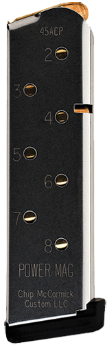 Chip Mccormick Custom Power Mag, Chip Mpm45cp8b 16132 Pwr Mag Cmp1911 45 8r Blk