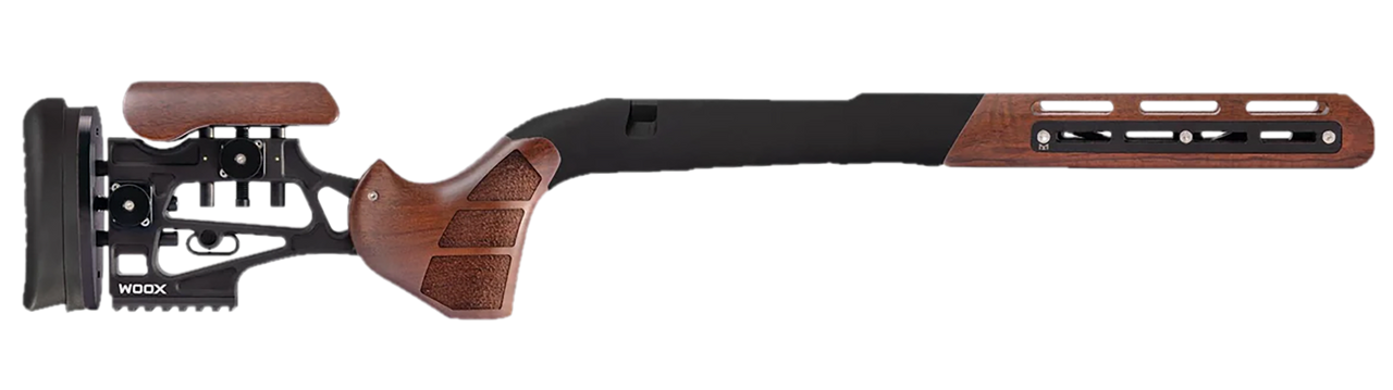 Woox SH.CHS011.04 Furiosa Chassis Walnut Aluminum/Wood Fits Tikka T3/T3x Bolt Action 31" OAL - 182040