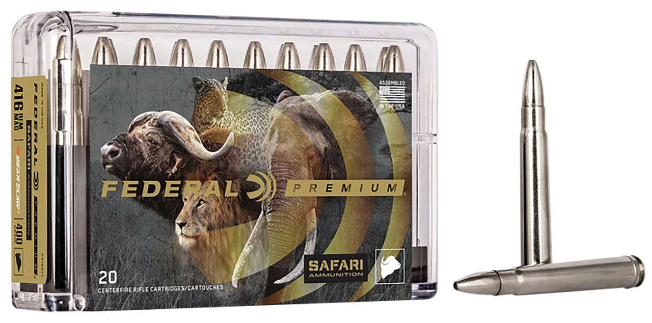 Federal .416 Rem Mag 400gr BONDED – 20rd