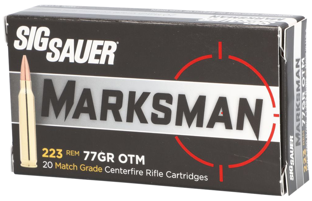 Sig-Sauer .223 Remington 77gr OTM – 20rd