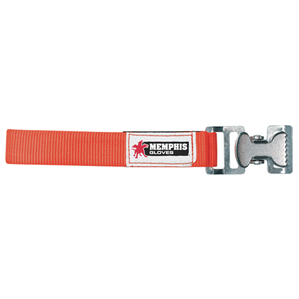 Glove Nickle Metal Clip, Orange Strap