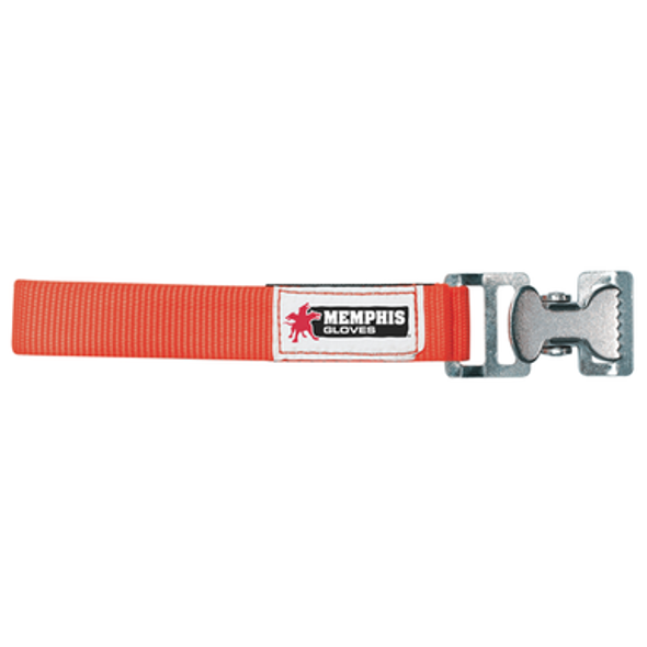 Glove Nickle Metal Clip, Orange Strap