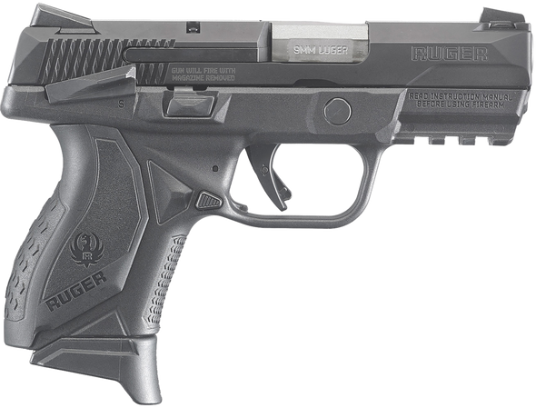 Ruger Amer Cmpct 9mm 3.55" 17+1 Sfty