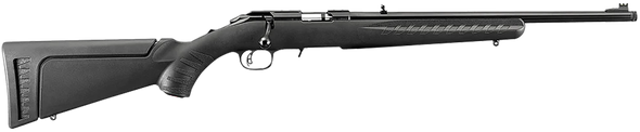 Ruger American 22mag Bl/sy 18" Tb