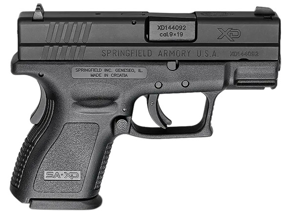 Springfield Armory Defender Xd Sc 9mm 3" 10+1 Black Handgun